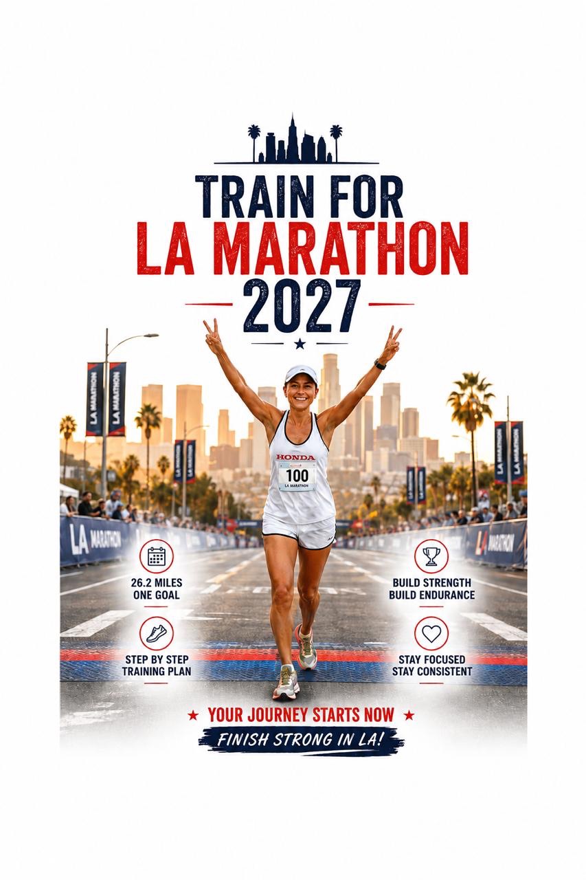 26-Week LA Marathon 2027 Training cover